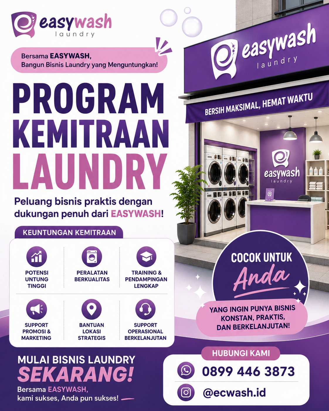 Program kemitraan easywash laundry